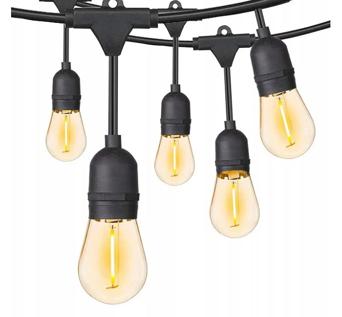 Садова гірлянда S221-1 10 LED-ламп E27 5м
