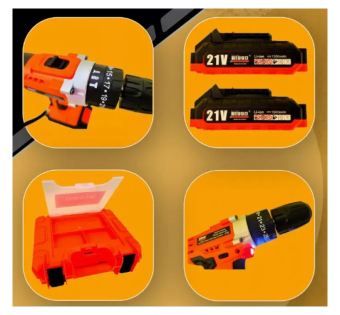Шуруповерт аккумуляторный  BISSO B6008 21V / S209-24