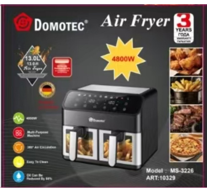 Аерофритюрниця DOMOTEC MS-3226 4800W 13L