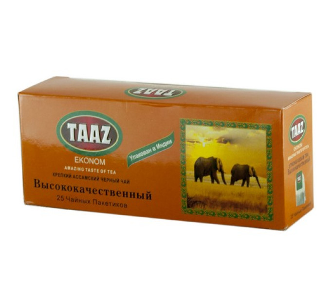 Чай TAAZ Пакетований чорний 25 шт.