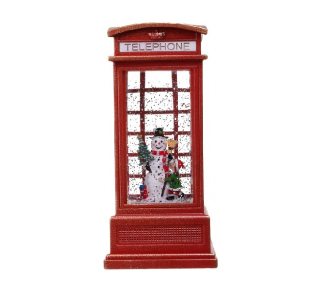 Новорічний нічник XMAS WDL-2102B телефонна будка