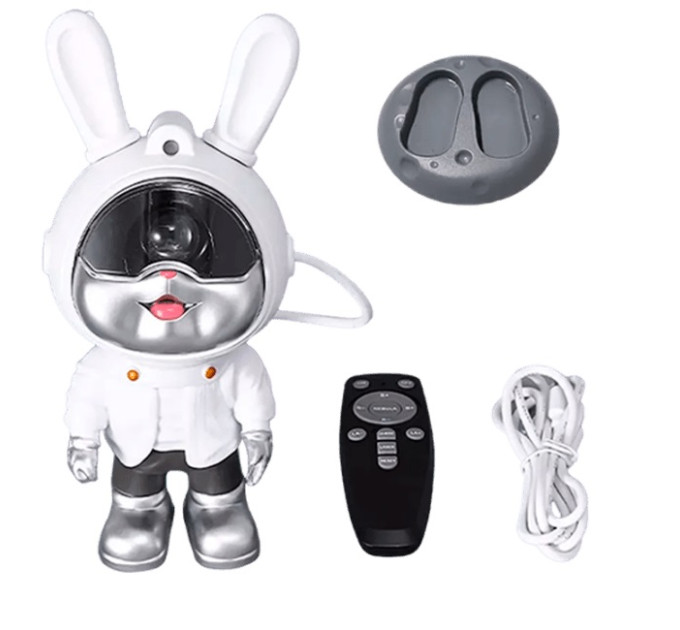Нічник проектор зоряного неба Moon Bunny