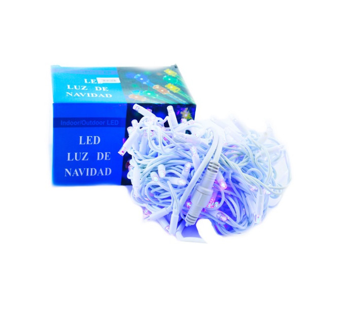 Гірлянда-нитка (String-Lights) 100L 3.3 Line M-1 Multicolor  зовнішня+з'єдн. (пров.: білий; 10м)