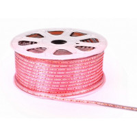 Гірлянда-стрічка (Rope-Lights) SMD5050-R зовнішня, пров.:прозорий, 100м (Червоний)