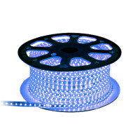 Гірлянда-стрічка (Rope-Lights) SMD5050-B зовнішня, пров.:прозорий, 100м (Синій)