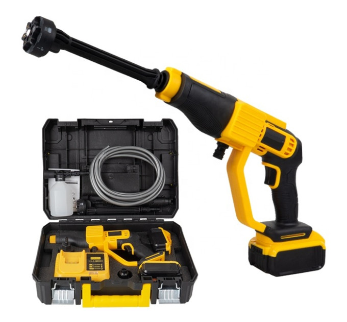Аккумуляторная портативная мойка высокого давления KRAFFTEC 48V YELLOW