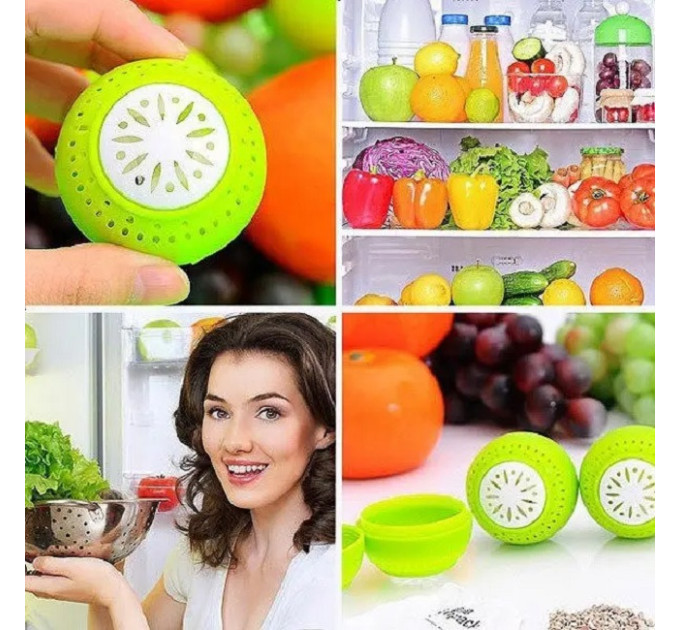 Кульки для видалення запаху в холодильнику Fridge Balls (3шт в уп.)