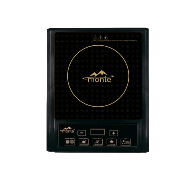 Плита индукционная MONTE MT-2100 1кф., 2000Вт. (Черный)