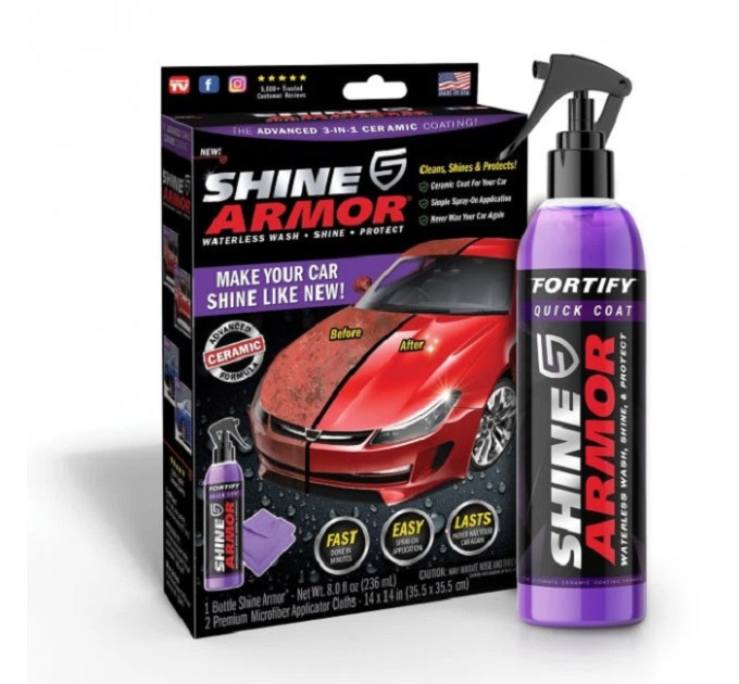 Полироль против царапин для кузова авто Shine Armor