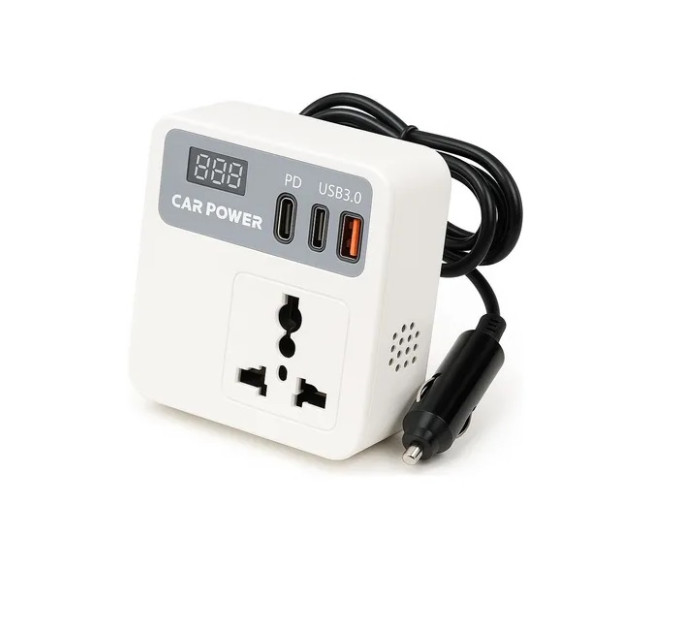 Инвертор автомобильный от прикуривателя 12-220V с USB Car Power