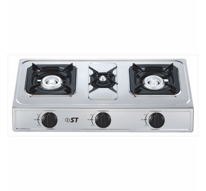 Плита газовая Vilgrand VGS-1014 3кф. (Серый)