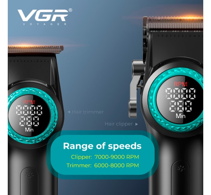 Набір для стрижки VGR STEPLESS PRO 4in1