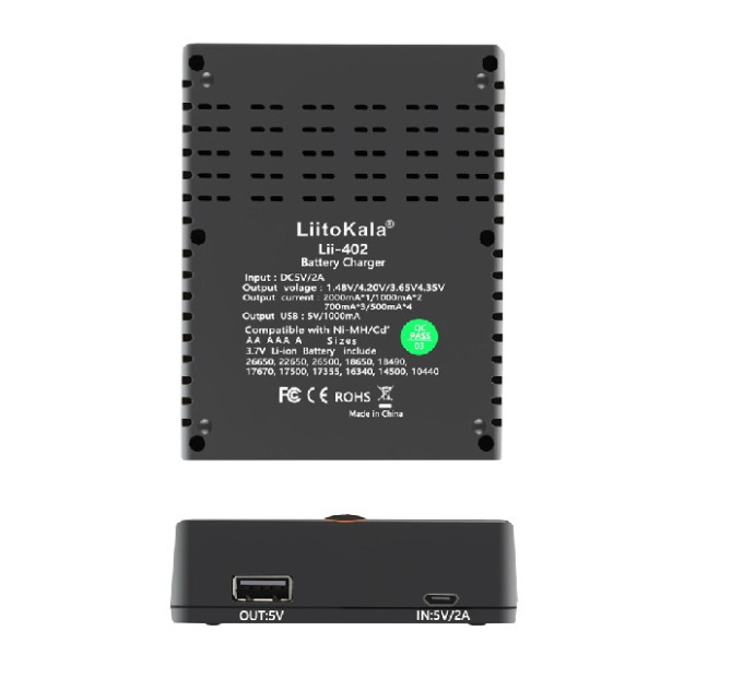 Універсальний зарядний пристрій LiitoKala Lii-402