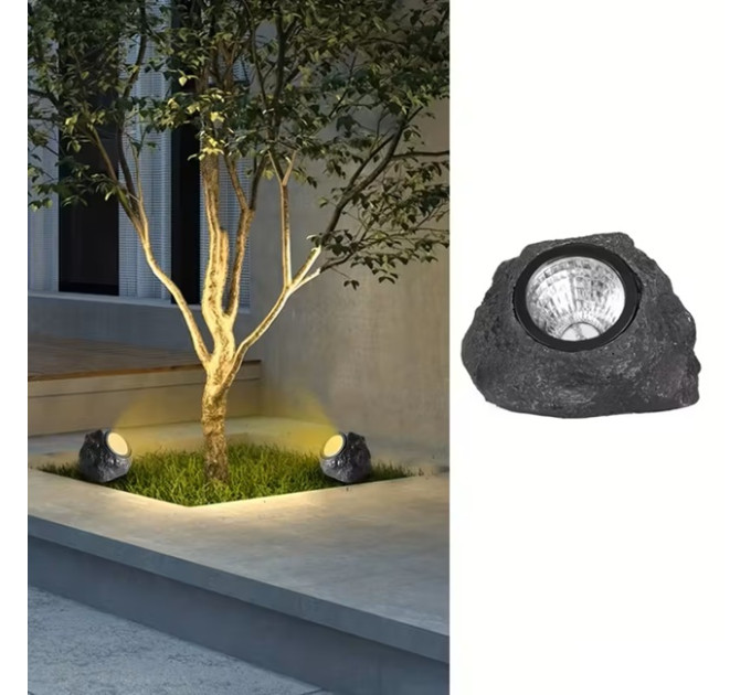 Светильник садовый на солнечной батарее Garden light stone