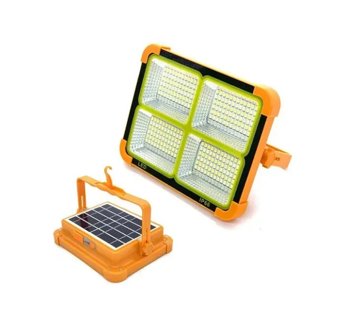 Прожектор акумуляторний із сонячною панеллю 2400mAh
